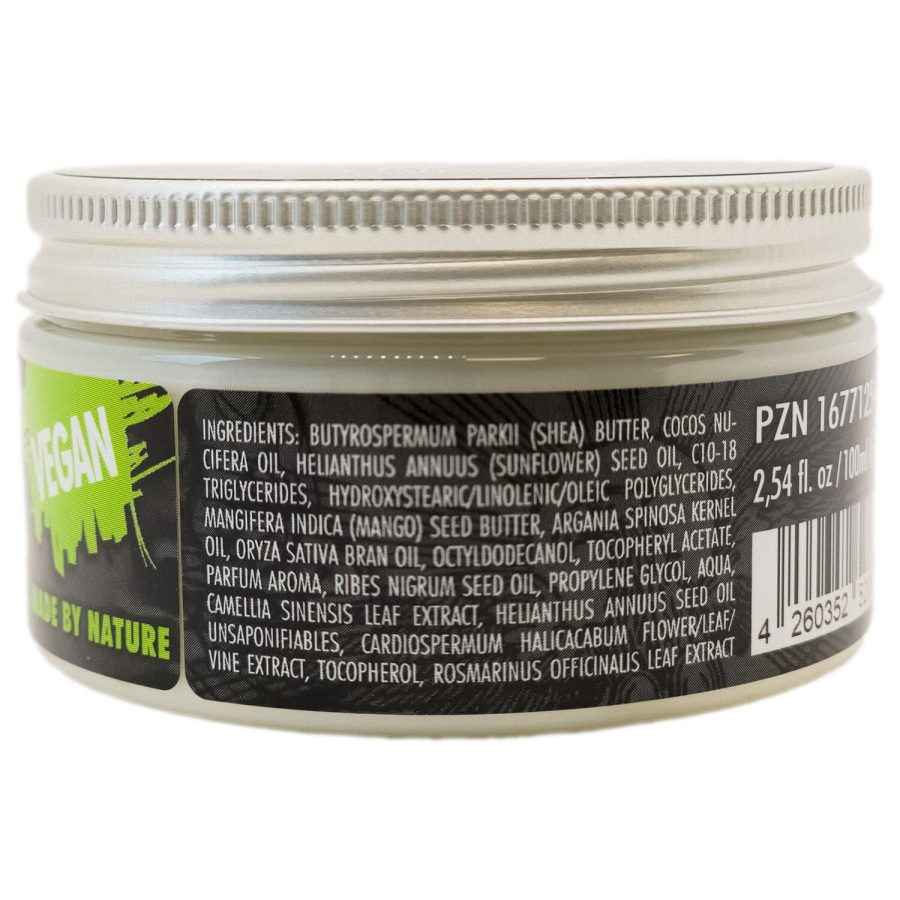Believa Tattoo Butter Dose, grünes Etikett, 35ml, auf hellem Hintergrund