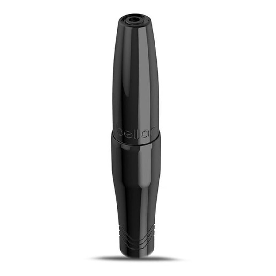 Schwarze FK Irons Microbeau Bellar Tattoomaschine auf weißem Hintergrund