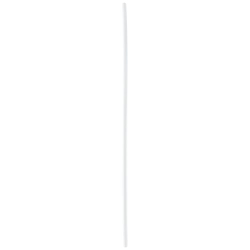 Langer klarer Piercingstab aus Bioplast, 1,6 mm dick, 90 mm lang, auf weißem Hintergrund