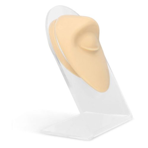 Beige Body Bit Eye Silikon auf klarem Displayständer