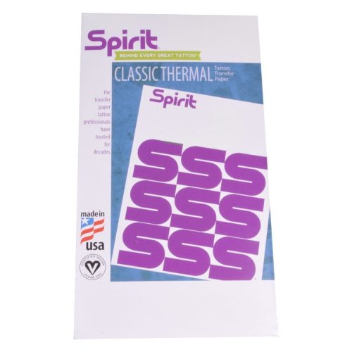 Repro FX Spirit Transferpapier mit lila Logo auf weißem Hintergrund