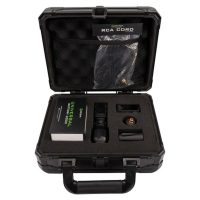 Schwarzes Critical Torque 3.5 Set in geöffnetem Koffer mit Zubehör