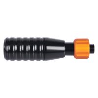 Schwarzer HAWK Hand Grip 22mm mit orangefarbenem Akzent auf weißem Hintergrund