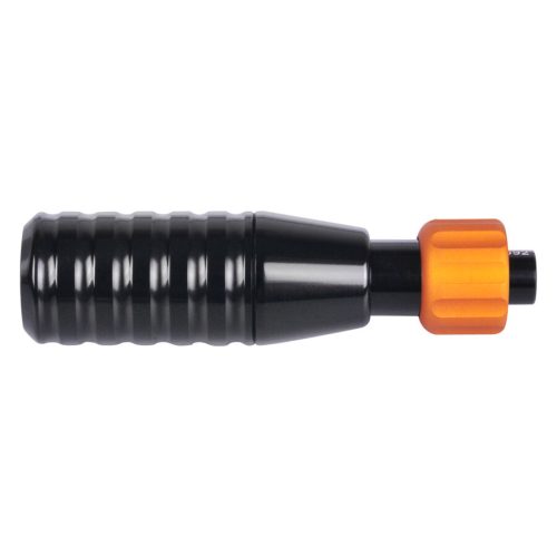 Schwarzer HAWK Hand Grip 22mm mit orangefarbenem Akzent auf weißem Hintergrund