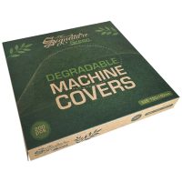 Grüne Verpackung mit biologisch abbaubaren Maschinen Cover, 130x140mm