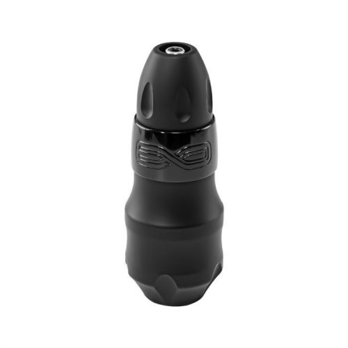 Schwarze FK Irons EXO 4.0 mm Tattoomaschine auf weißem Hintergrund