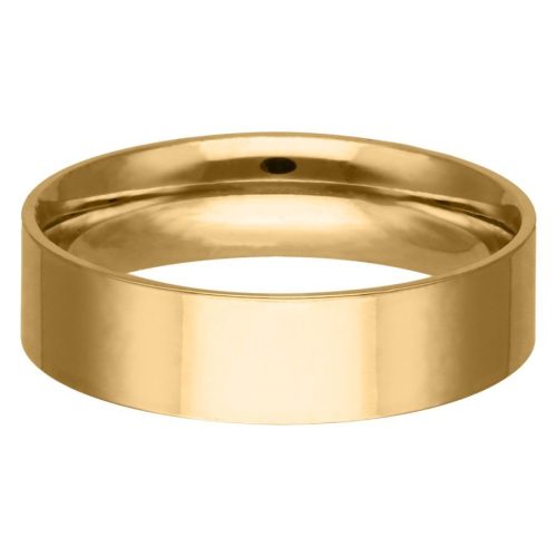 Goldener Ring, 22 mm, auf weißem Hintergrund