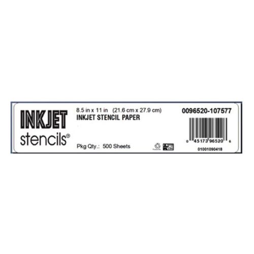 Weiße Packung Pacon Inkjet Stencil Papier, 500 Blatt, Maße 8,5 x 11 Zoll