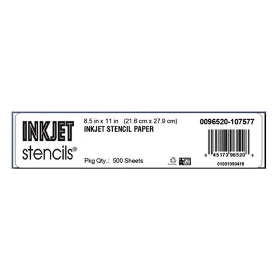 Weiße Packung Pacon Inkjet Stencil Papier, 500 Blatt, Maße 8,5 x 11 Zoll