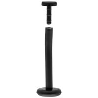 Schwarzer Push-Fit Basic Stab auf weißem Hintergrund
