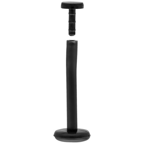 Schwarzer Push-Fit Basic Stab auf weißem Hintergrund