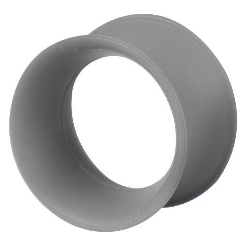 Grauer Silikon-Tunnel von Kaos Softwear, Größe 3,0 mm, auf weißem Hintergrund