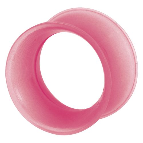 Rosa Silikon-Tunnel von Kaos Softwear, Größe 3,0 mm, auf weißem Hintergrund