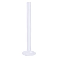 Transparenter PTFE Labret Stab von Wildcat auf weißem Hintergrund