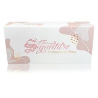 Weiße Box mit 'The Signature' Aufdruck für PMU Rundliner Kartuschen