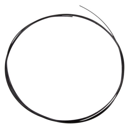Schwarzer PTFE-Stab, 1,2 mm stark, auf weißem Hintergrund