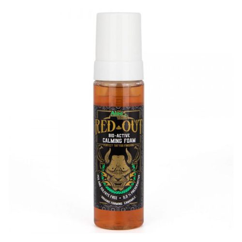 Flasche Red Out bioaktiver Schaum 220ml auf weißem Hintergrund