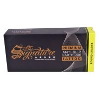 Schwarze Verpackung der Round Shader Cartridges mit gelbem Streifen