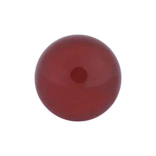 Runde 6mm Carnelian Halbedelstein Kugel auf weißem Hintergrund