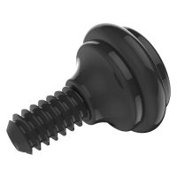 Schwarzer Spektra Edge X Give Knob auf weißem Hintergrund