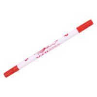 Roter Squidster Stift auf weißem Hintergrund, unsteril