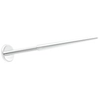Silberner Push-Fit Einführstift 1.2mm aus Titan auf weißem Hintergrund