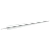 Silberner Titan Einführstift mit 1.2mm Stärke auf weißem Hintergrund