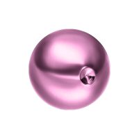 Violette Titan Kugel, 5 mm, auf weißem Hintergrund