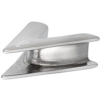 Silbernes Verena Venus V Earsaddle aus PMMA auf weißem Hintergrund