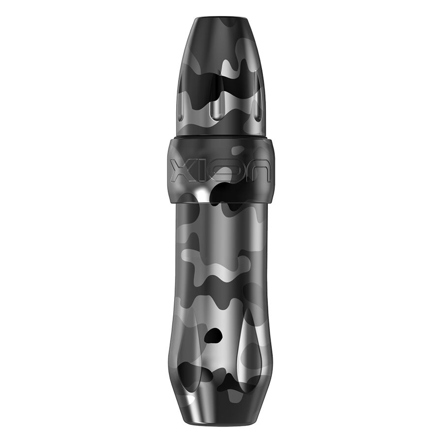 Grauer Xion Pen Urban Camo aus Aluminium auf weißem Hintergrund
