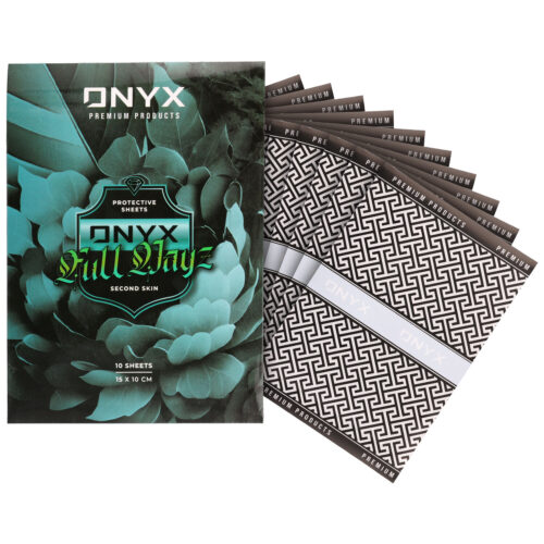 Packung Onyx Tattoo Folie Second Skin mit 10 Blättern und geometrischem Muster